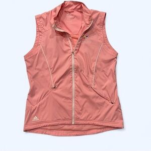 Adidas Pink ClimaProof Golf Vest Women’s [Med] Windbreaker Outdoor Activewear